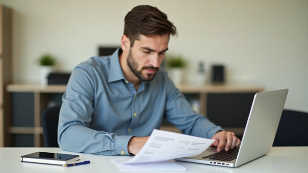 Person confidently managing financial documents and debt plans